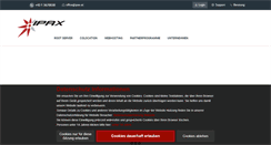 Desktop Screenshot of ipax.at