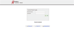 Desktop Screenshot of cp.ipax.at